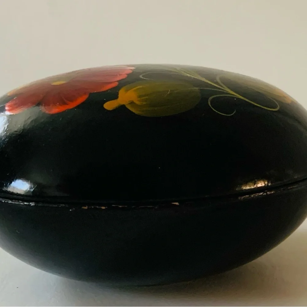 Wooden hand painted box